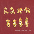 Gold 24k Pure Gold Giraffe Solid Gold Charm